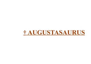 † Augustasaurus