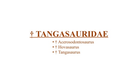 † Tangasauridae