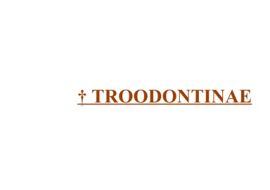 † Troodontinae